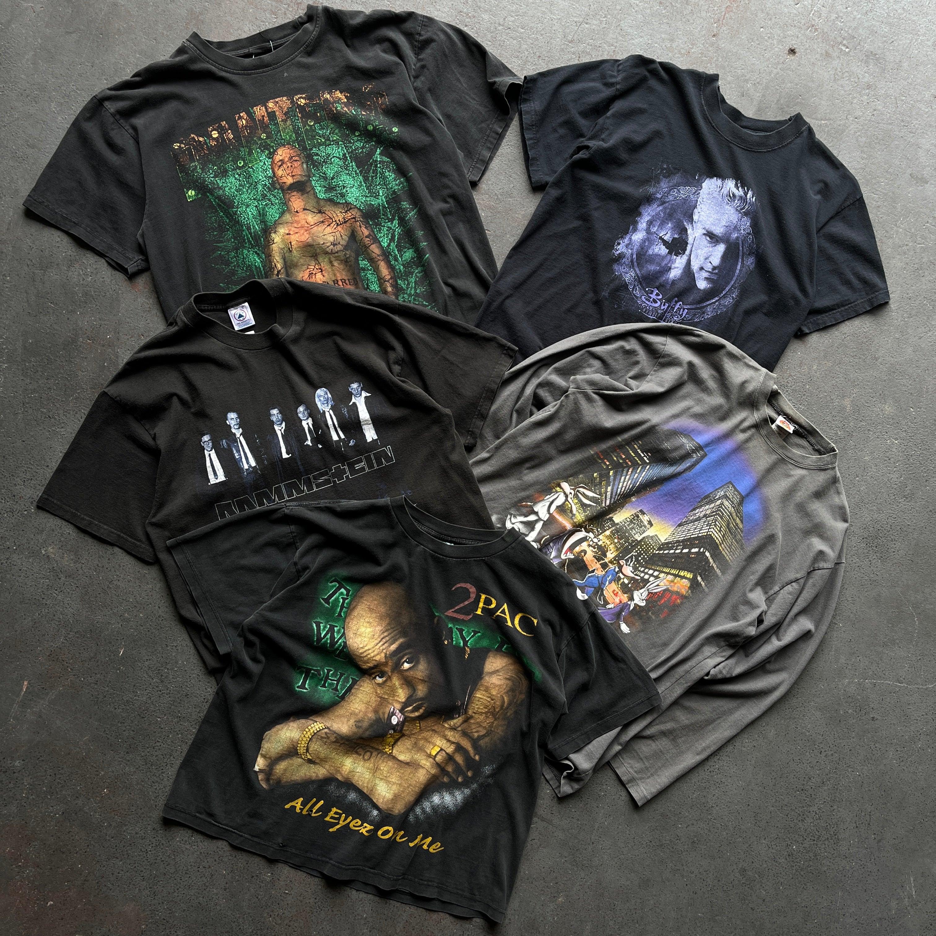 BLACK GRAPHIC T-SHIRT VINTAGE BOX - JACKPOT BOX - Image 3